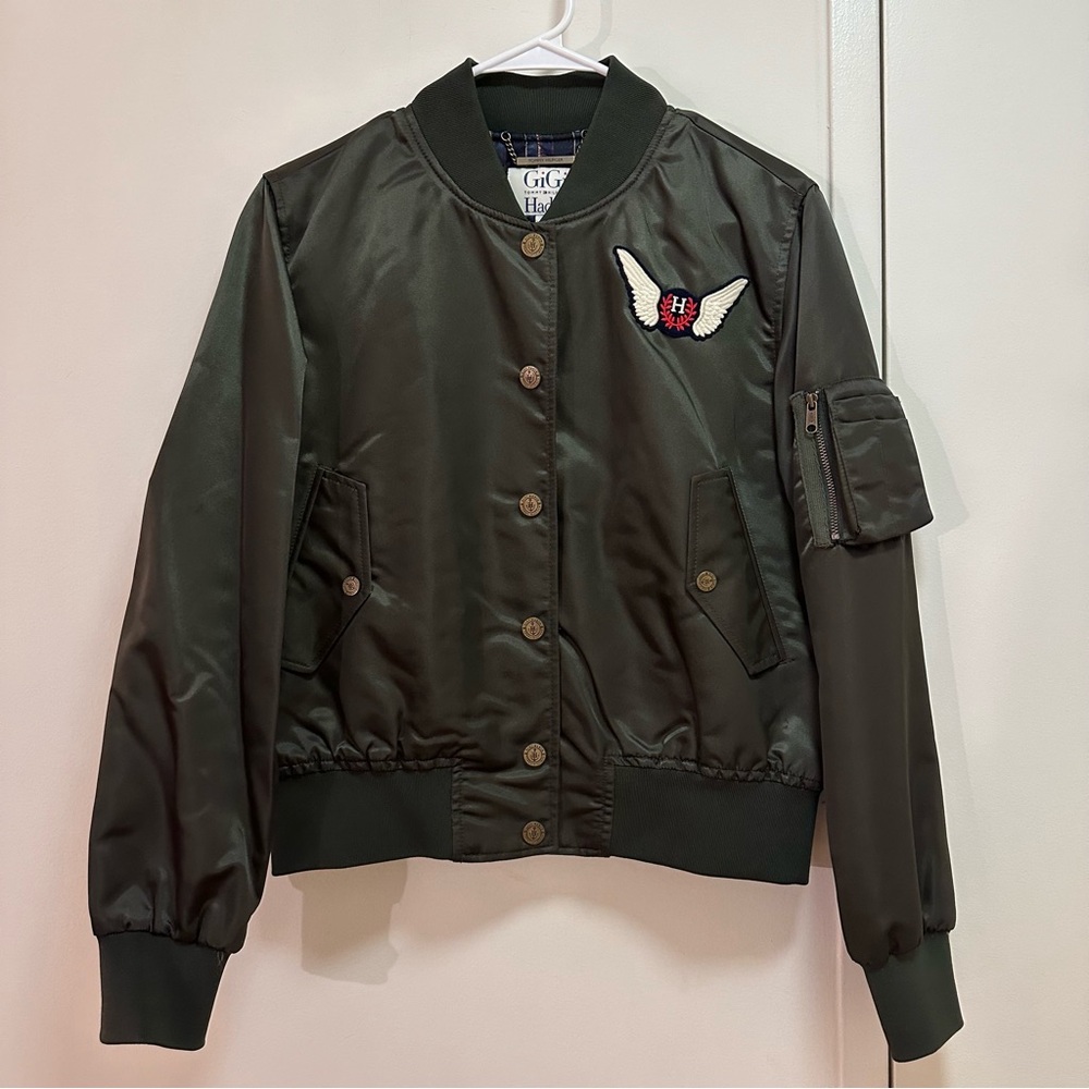 Tommy Hilfiger x Gigi Hadid Embroidered Bomber Jacket